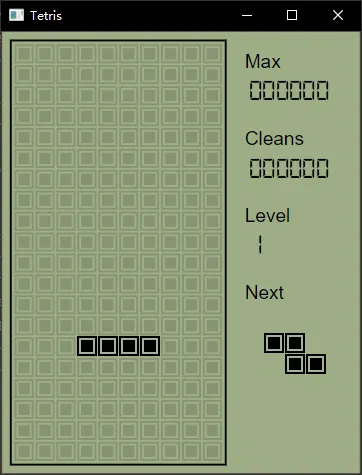 Screenshot of bevy-tetris