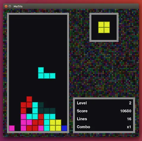 Screenshot of MaTris