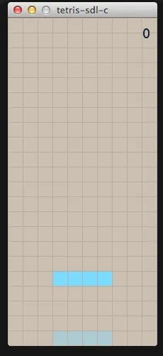 Screenshot of tetris-sdl-c